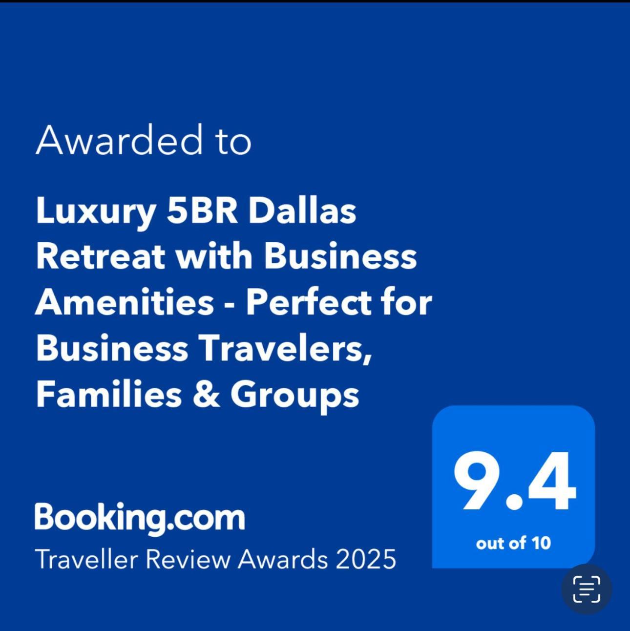 Luxury 5Br Dallas Retreat With Business Amenities - Perfect For Business Travelers, Families & Groups Eksteriør billede
